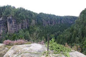 Blick vom Polenztalwchter